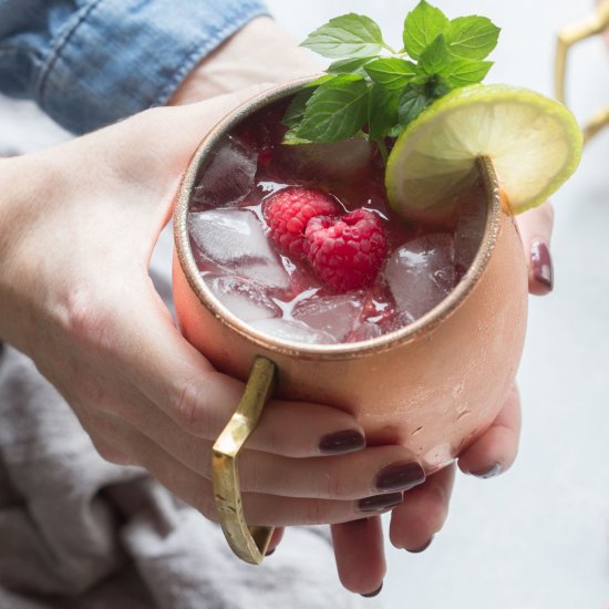 Raspberry Lime Moscow Mule