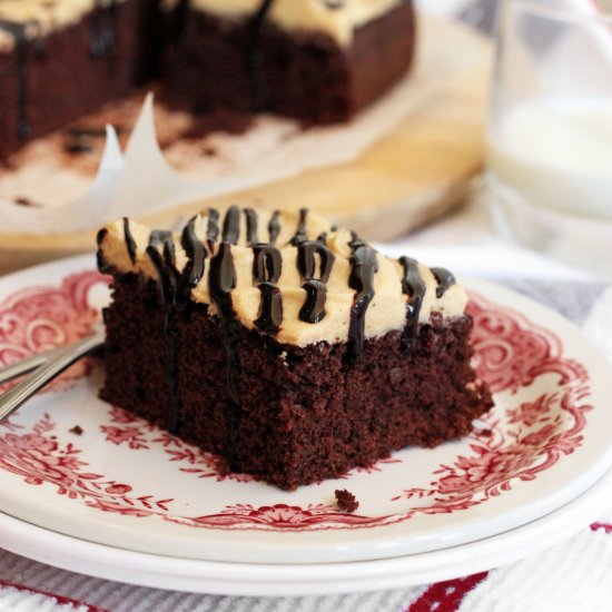 Peanut Butter Chocolate Cake