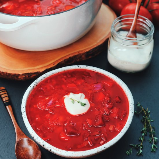 Balsamic Borscht Soup