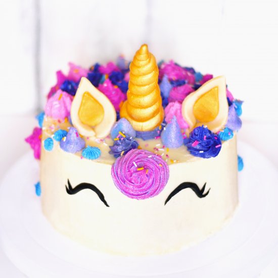 Raw Vegan Unicorn Cake