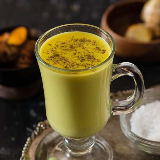 Golden Turmeric Milk Recipe