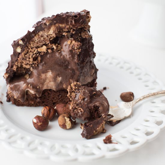 Chocolate Hazelnut Candy Cake