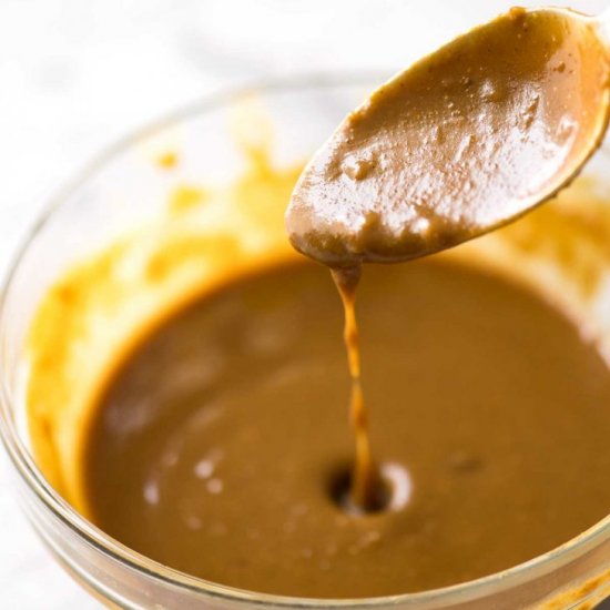 Satay Peanut Sauce for Stir Fries