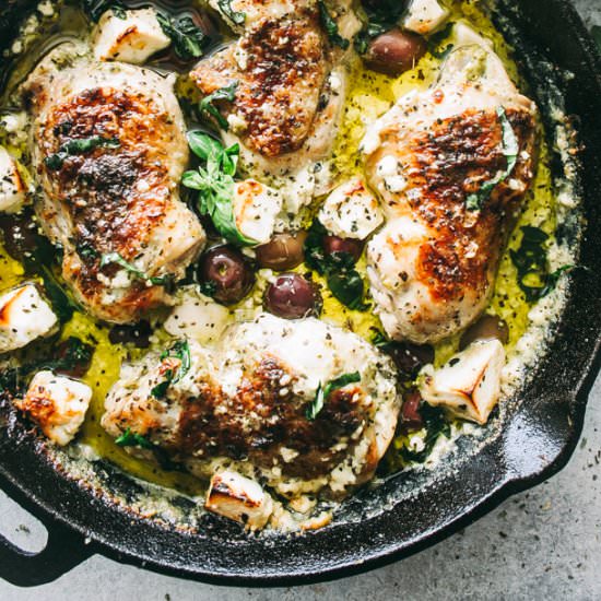 Baked Pesto Chicken