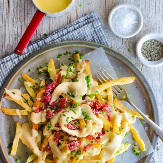 Cheese sauce for cheesy fries