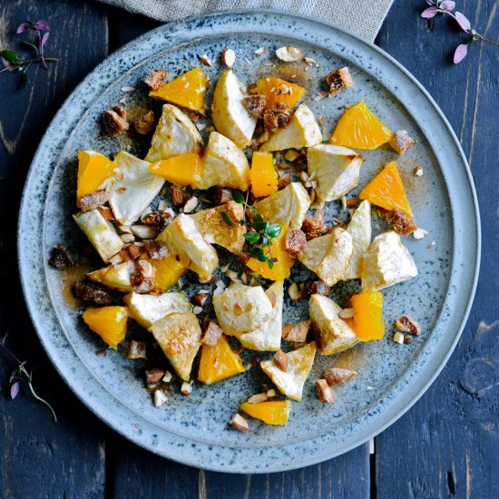 Celery Root Salad with Liquorice