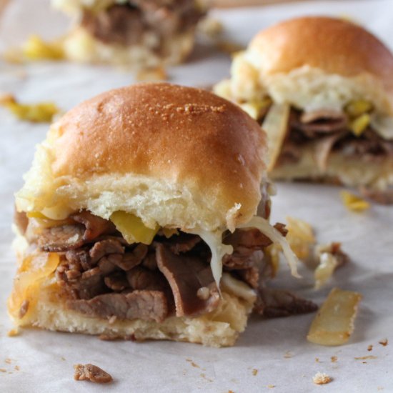 Cheese Steak Sliders