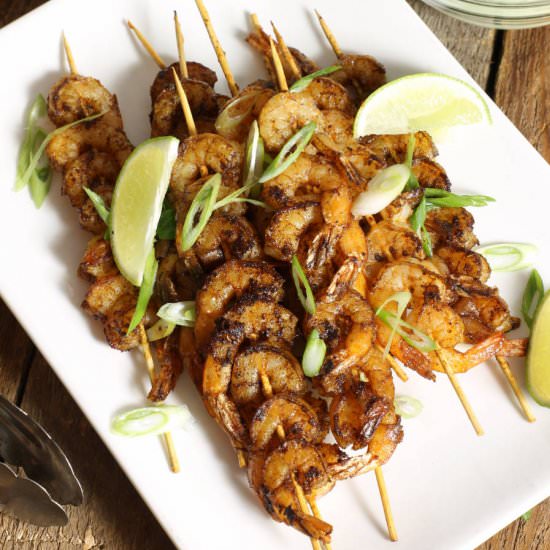 Blackened Shrimp Skewers