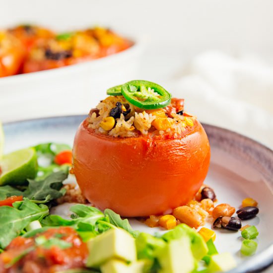 Southwestern Stuffed Tomatoes