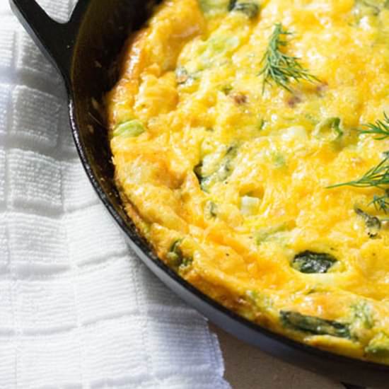 Oven Baked Egg Frittata