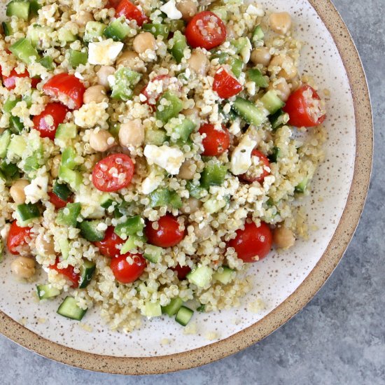 Greek quinoa salad