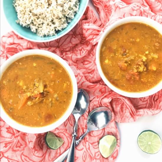 warming indian mulligatawny soup