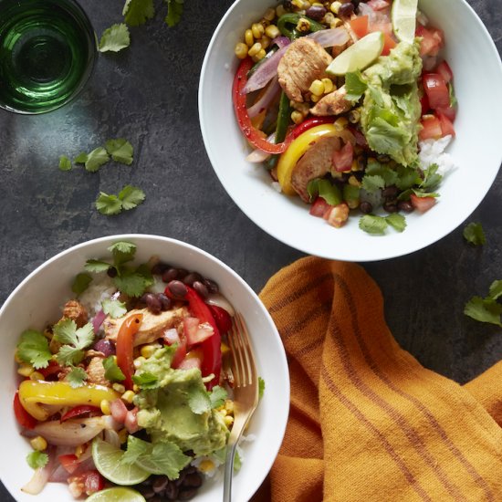 Chicken Fajita Bowls