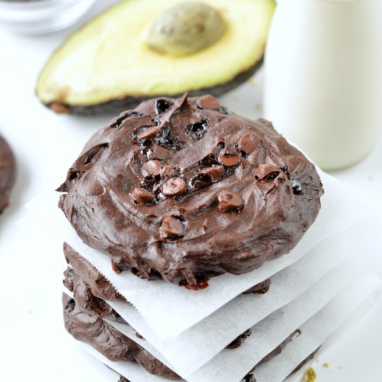 Chocolate Avocado Cookies