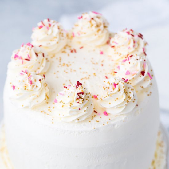 Pink Champagne Orange Cake