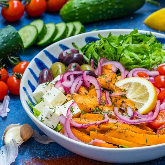 Healthy Greek Chicken Bowls