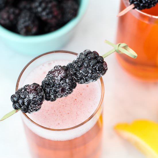 Sparkling Blackberry Limoncello