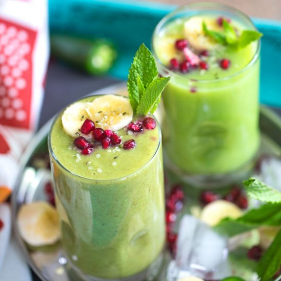 Pineapple Smoothie with Jalapeno