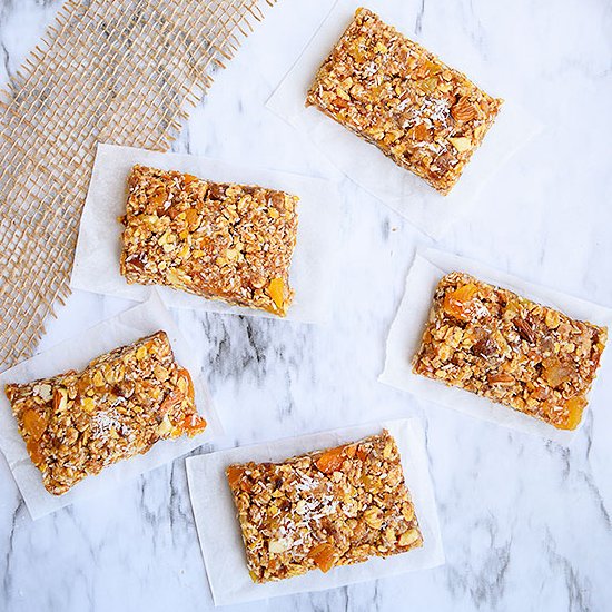 No Bake Coconut Apricot Granola Bar