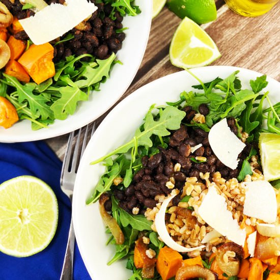 Sweet Potato Farro Salad