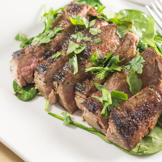 Ginger Garlic Flank Steak