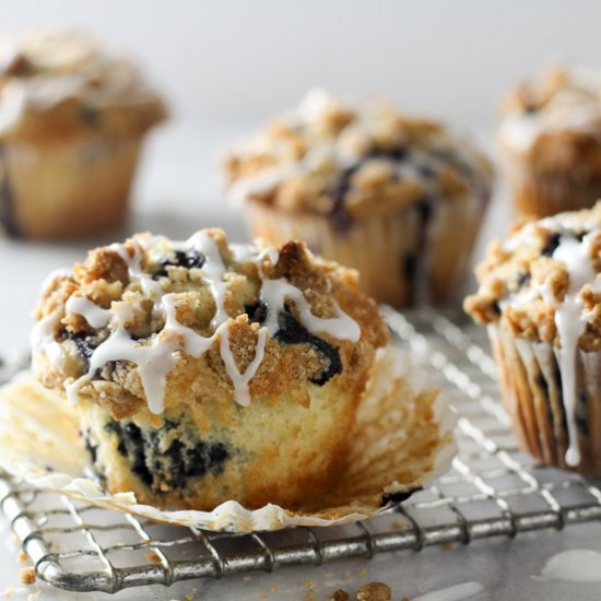 Blueberry Crumb Muffins