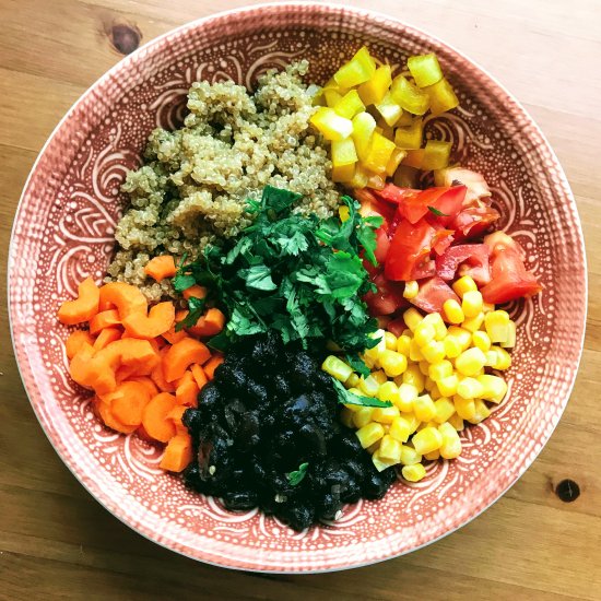 Quinoa Black Bean salad