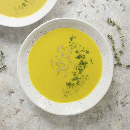 Sunshine Cauliflower Fennel Soup