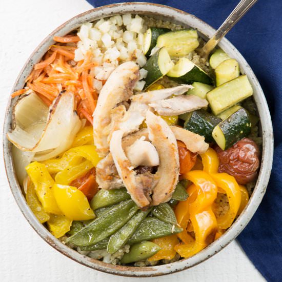 Roasted Chicken and Veggies