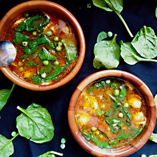 Spinach and Tortellini Soup