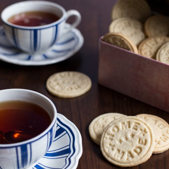 Vanilla butter biscuits