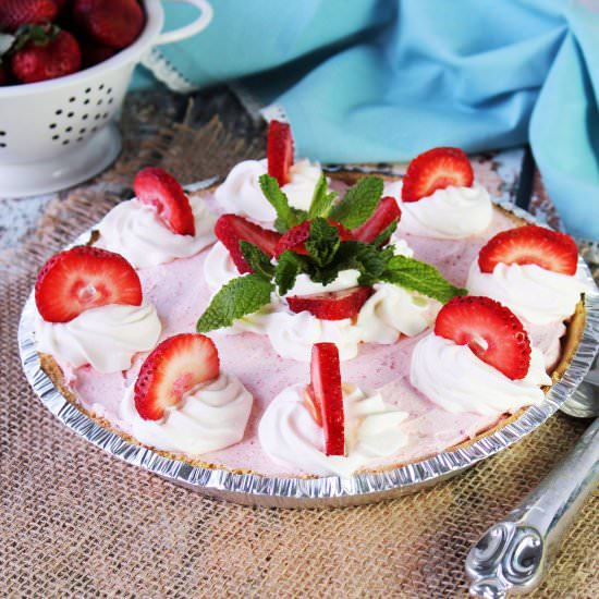 Strawberry Mousse Pie