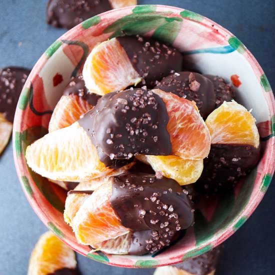 Dark Chocolate Mandarin Oranges