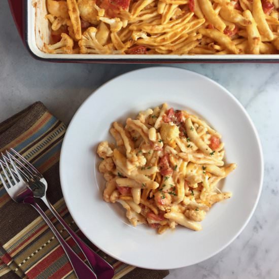 Baked Pasta with Cauliflower