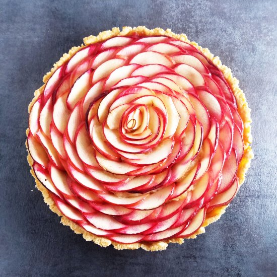 Easy French Apple Rose Tart