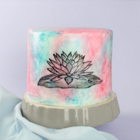 How To Make A Watercolor Cake