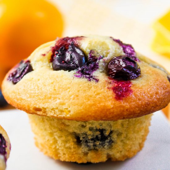 Lemon blueberry muffins