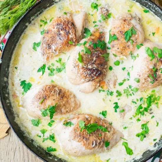 Creamy Chicken and Vegetables