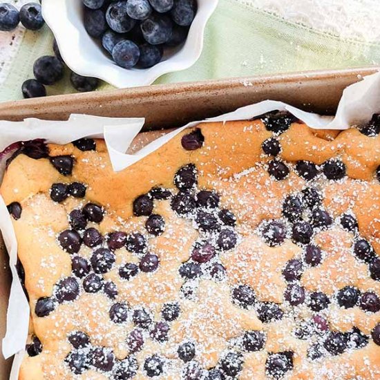 Gluten-Free Blueberry Low-Fat Cake