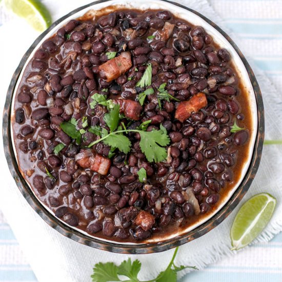 Quick Cuban Black Beans