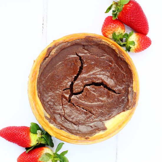 American Style Chocolate Cheesecake