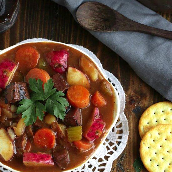 Vegan Guinness Irish Stew