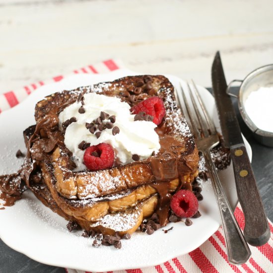 Chocolate Brioche French Toast