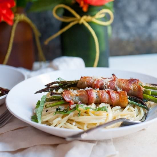 Asparagus Bundle Pasta