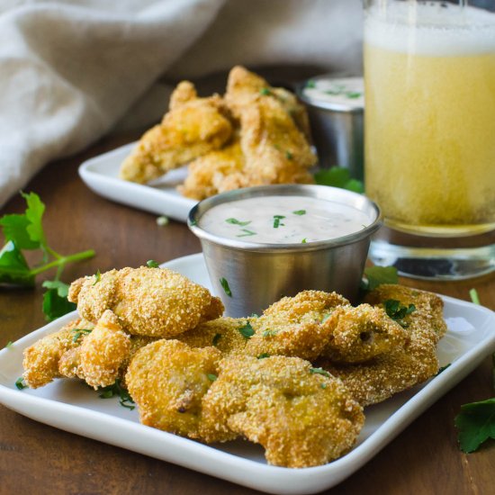 Deep Fried Oysters with Remoulade