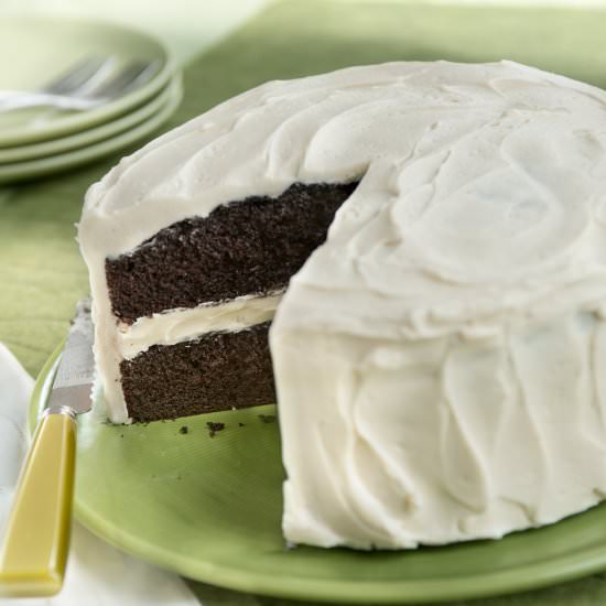 Chocolate Stout Cake w Irish Cream