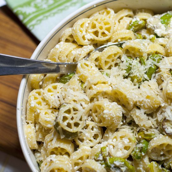 Zucchini Pasta And Ricotta