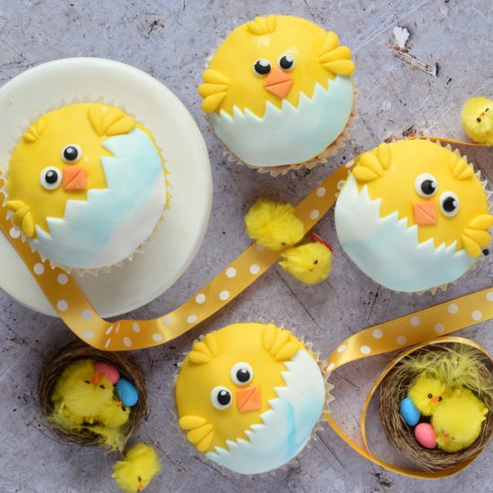 Easter Chick Cupcakes