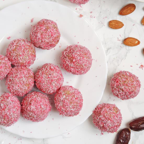 Pink energy balls