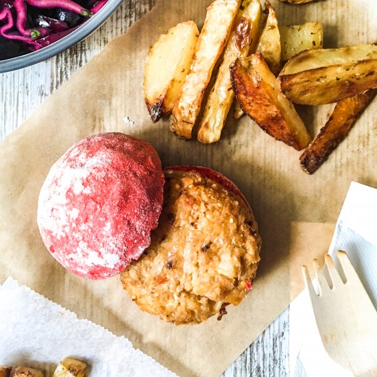 Spiced Cauliflower Burger